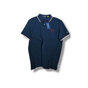 Polo Ralph Lauren Men's Navy Collared Classic-Fit Polo Shirt Size Large